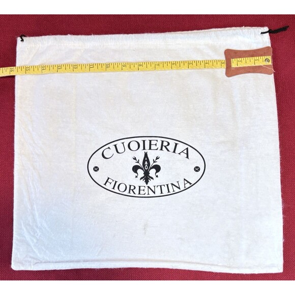 Cuoieria Fiorentina Dustcover For Handbag -- Approx 15.5x14" -- Drawstring - Picture 2 of 3